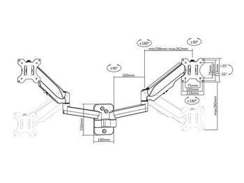 Multibrackets MB-0037 TV sienas grozāmais kronšteins televizoriem līdz 32