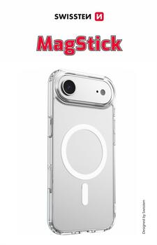 Swissten Clear Jelly MagStick Case Чехол для Apple iPhone Air (33001737)