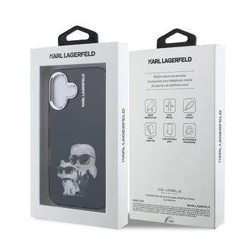 Karl Lagerfeld IML Aquarelle Karl and Choupette Case Aizsargapvalks priekš Apple iPhone 16 (KLHCP16SHMKCAQK)