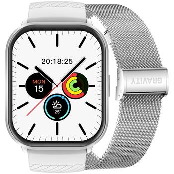 Smartwatch Gravity Ремешок + браслет GT43-2 / серебристый (GT43-2)
