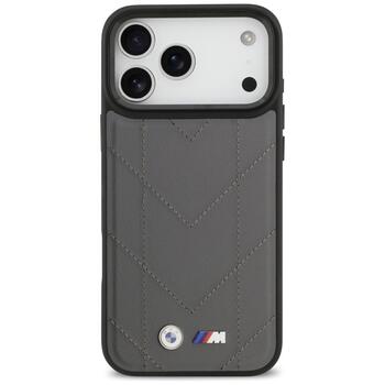 BMW M Quilted Logo MagSafe Case Защитный Чехол для Apple iPhone 17 Pro Max (BMHMP17X25PSECHA)