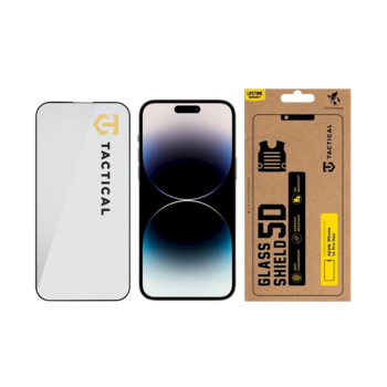 Tactical Glass Shield 5D Защитное стекло для Apple iPhone 14 Pro Max / чёрный (TA-57983110052)