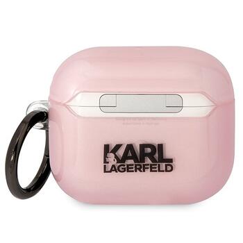 Karl Lagerfeld KLA3HNCHTCP Защитный чехол для AirPods 3 Ikonik Choupette / розовый (KLA3HNCHTCP)