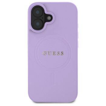 Guess GUHMP16SPSAHMCU Saffiano MagSafe Aizsargapvalks priekš iPhone 16 6.1
