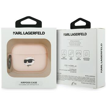 Karl Lagerfeld 3D Logo NFT Choupette Head Silicone Case Чехол для наушников Apple AirPods Pro 3 (KLAP3RUNCHP)