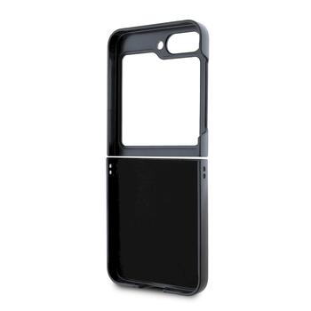 DKNY PU Leather Checkered Pattern and Stripe Case Aizsargapvalks priekš Samsung Galaxy Z Flip 6/7 FE / rozā (DKHCZF6PCPTSSP)