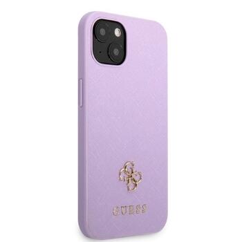 Guess GUHCP13SPS4MU Saffiano 4G Small Metal Logo Защитный чехол для iPhone 13 mini 5,4