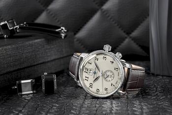 ZEPPELIN LZ127 Graf Zeppelin Dual Time Мужские часы 7644-5 (7644-5)