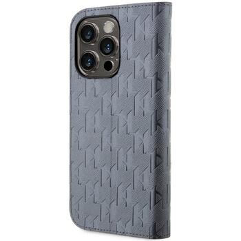 Karl Lagerfeld KLBKP14XSAKLHPG Saffiano Monogram Book Case Чехол для планшета для iPhone 14 Pro Max 6.7