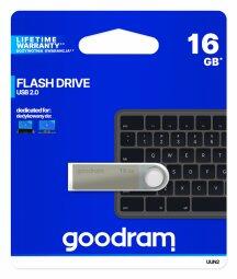 Goodram 16GB UUN2 USB 2.0  Флеш Память (UUN2-0160S0R11)