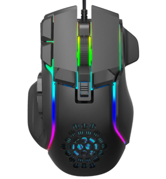 RoGer S700 Проводная игровая мышь DPI 12800 / RGB (S700-BK)