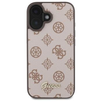 Guess GUHMP16SPGPYSW Peony Script MagSafe Защитный чехол для iPhone 16 6.1