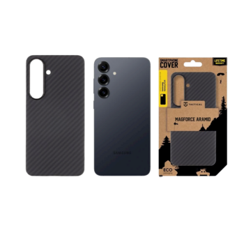 Tactical MagForce Aramid Cover Защитный чехол для Samsung Galaxy S25 / чёрный (TA-57983123716)