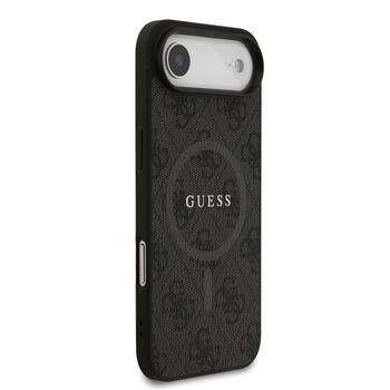 Guess PU Leather 4G Colored Ring MagSafe Case Защитный чехол для iPhone Air / чёрный (GUHMP17MG4GFRK)