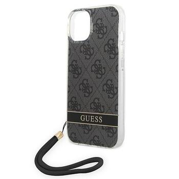 Guess GUOHCP14MH4STK Hardcase 4G Print Strap Защитный чехол для iPhone 14 Plus/15 Plus 6.7