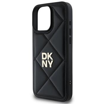 DKNY Quilted Stack Logo Защитный Чехол для Apple iPhone 16 Pro (DKHCP16LPQDSLK)