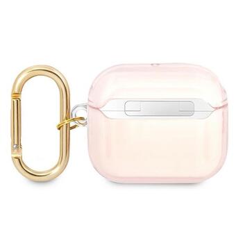 Guess GUA3HHTSP Защитный чехол для AirPods 3 Strap Collection / розовый (GUA3HHTSP)