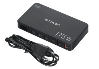 Blitzwolf BW-S30 6in1 Зарядная станция 4x USB-C / 2x USB 175W (BW-S30)