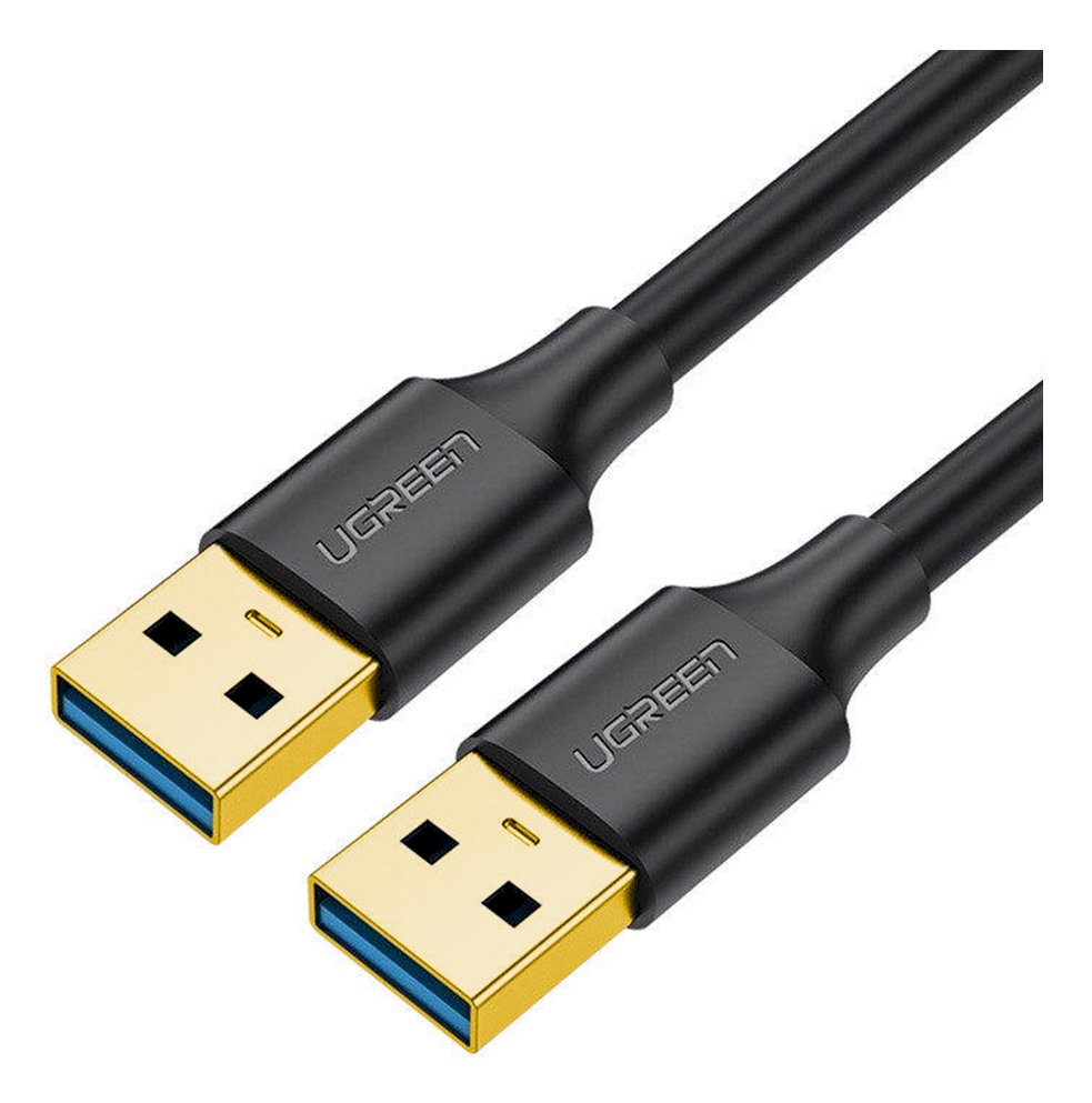 UGREEN 10371 USB kabelis USB 3.2 Gen 1 (3.1 Gen 1) 2 m USB-A 5 Gbit/s / melns, pelēks (UG-10371)