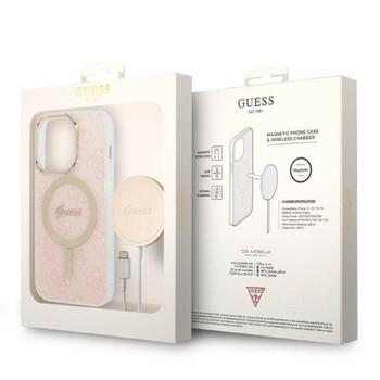 Guess Set GUBPP14LH4EACSP Защитный чехол и зарядное устройство для iPhone 14 Pro 6,1
