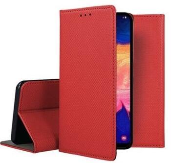 Mocco Smart Magnet Book Case Grāmatveida Maks Telefonam Samsung Galaxy S23 Plus Sarkans (MO-MAG-SA-S23P-RE)