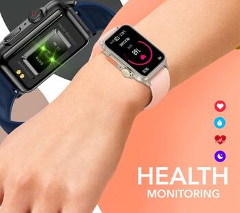 RUBICON RNCF06 Смарт-часы женские / титановый/оранжевый (SMARUB221)