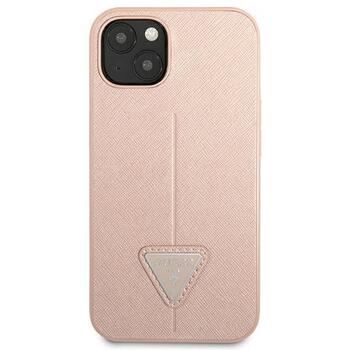 Guess GUHCP14MPSATLP Hardcase Saffiano Triangle Logo Защитный чехол для iPhone 14 Plus / 15 Plus 6.7
