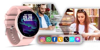 GIEWONT Smartwatch Смарт-часы GW120-1 / розовый (GW120-1)