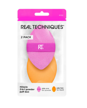 Real Techniques Miracle 2-in-1 Спонж для пудры Duo (079625440881)