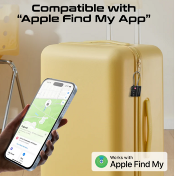 Promate TagLock TSA Bagāžas atslēga ar viedo precizitātes izsekošanas tagu + Apple Find My aplikācija (TAGLOCK)