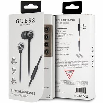 Guess GUEPWIBK Беспроводные наушники 3.5mm / чёрный/серебристый (GUEPWIBK)