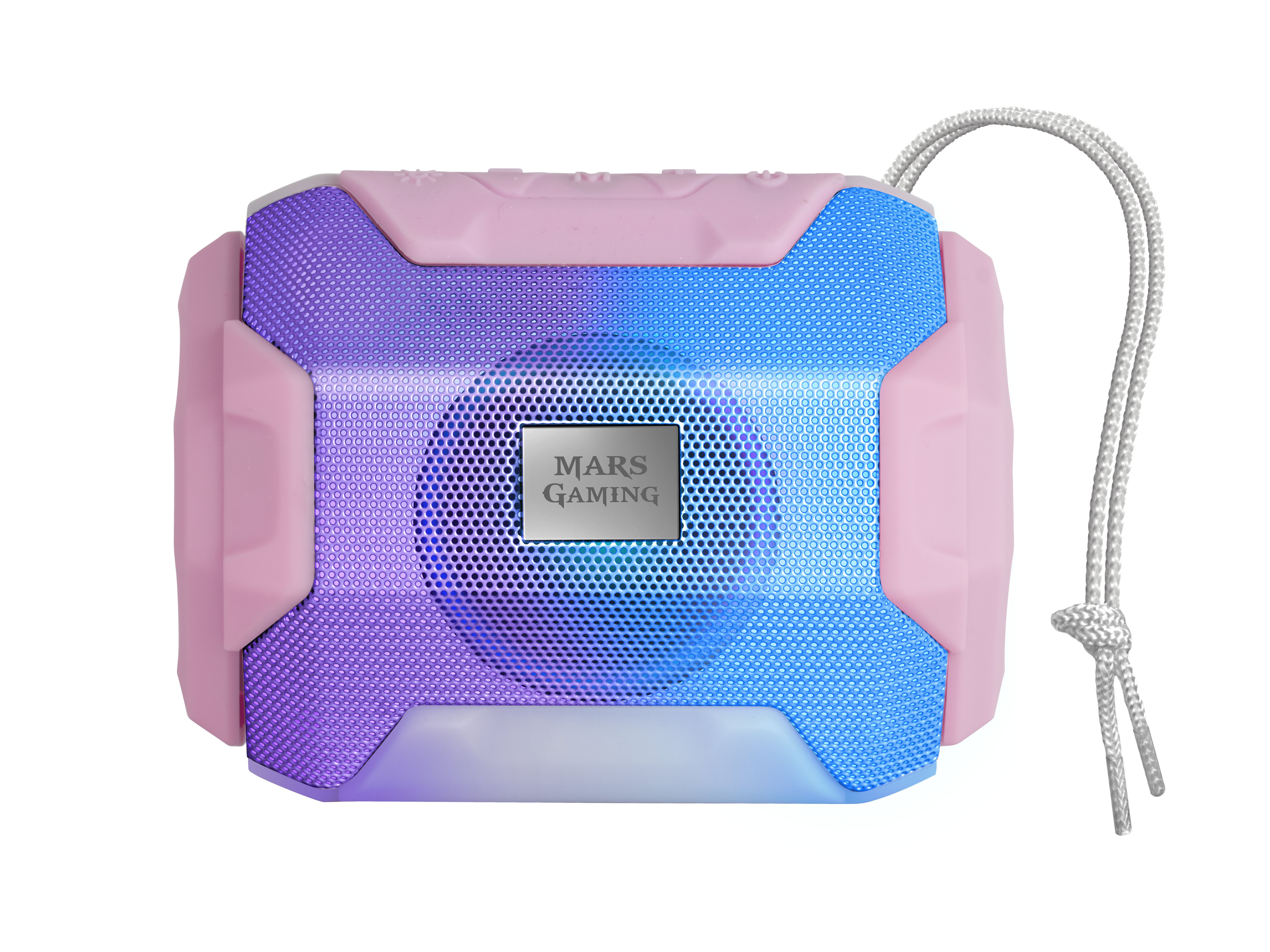 Mars Gaming MSBAXP Bluetooth 5.0 RGB Flow Portatīvais skaļrunis 10W RMS / rozā (MSBAXP)