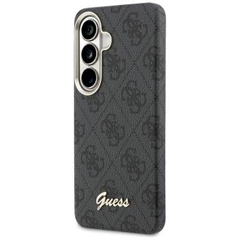 Guess 4G Script MagSafe Защитный чехол для Samsung Galaxy S26 / чёрный (GUHMS26S5P4FWMSK)