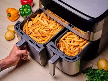 Tefal Dual Easy Fry & Grill EY905D Аэрофритюрница с горячим воздухом 8.3L 2700W (EY905D10)