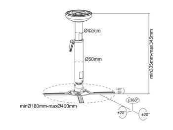 Multibrackets MB-5211 Универсальное крепление для проекторов 305-345 mm / 30kg (MB-5211)