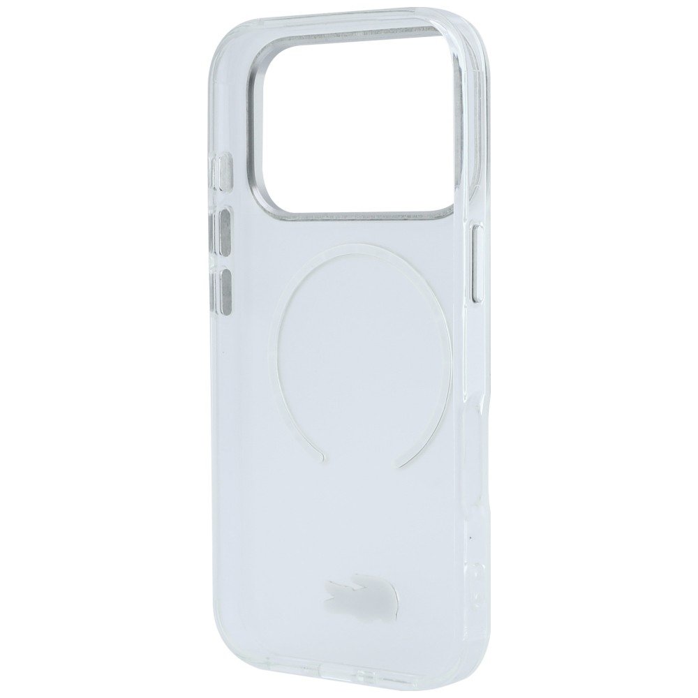Lacoste IML Frosted Laquer Logo MagSafe Case Aizsargapvalks priekš iPhone 18 Pro Max / 17 Pro Max / caurspīdīgs (LCHMP18X6UFRLAH)
