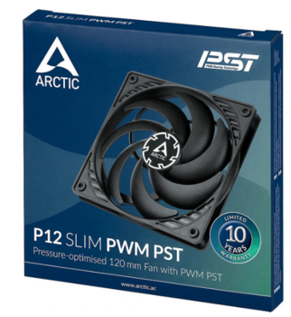 Arctic P12 Slim PWM PST Корпусный Bентилятор 120mm (ACFAN00187A)