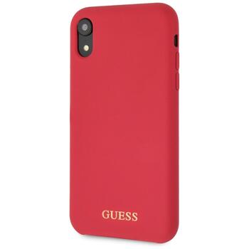 Guess GUHCI61LSGLRE Hardcase Silicone Защитный чехол для iPhone Xr / красный (GUHCI61LSGLRE)