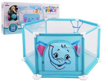 RoGer Elephant Детский Игровой Манеж С Мячиками 50шт (5903864947564)