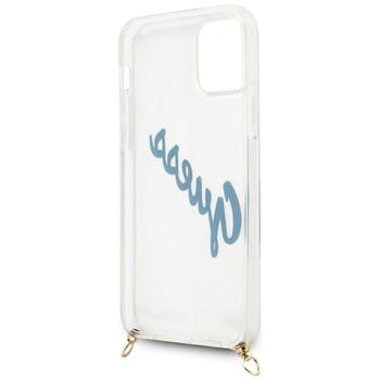 Guess GUHCP12LCRTVSBL Script Vintage Защитный чехол для iPhone 12 Pro Max 6.7