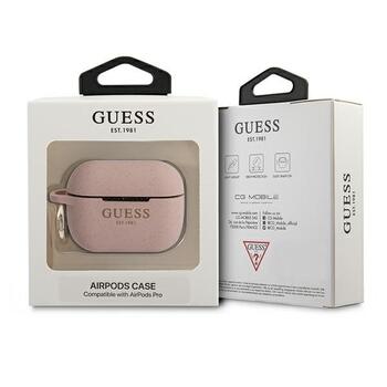 Guess GUAPSGGEP AirPods Pro cover Силиконовый чехол для AirPods Pro / розовый (GUAPSGGEP)