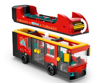LEGO 60407 Red Double-Decker Sightseeing Bus Конструктор (60407)