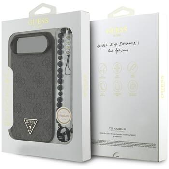 Guess 4G Strap Triangle Logo MagSafe Case Чехол для Apple iPhone 17 Air (GUHMP17MP4TSDPPSK)