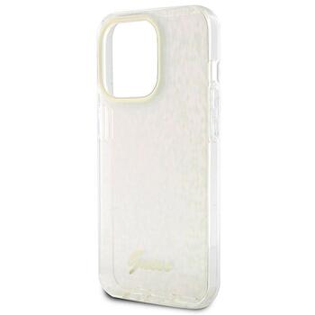 Guess IML Faceted Mirror Disco Iridescent Case Защитный Чехол для iPhone Apple 15 Pro (GUHCP15LHDECMP)