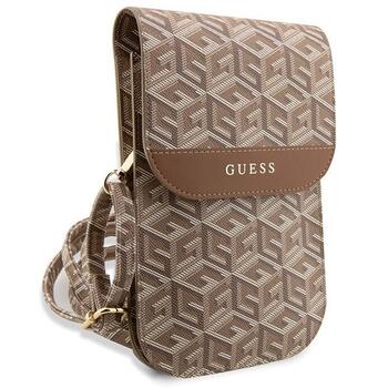 Guess Handbag GUWBHGCFSEW GCube Stripe Rokassoma / brūns (GUWBHGCFSEW)