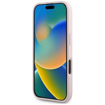 Guess Grained Big 4G Logo Small Classic Logo Защитный чехол для Apple iPhone 16 (GUHCP16SPGT4MBP)