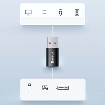 Baseus Converter Ingenuity Series Mini OTG Адаптер Type-C / USB / 3.1A (ZJJQ000103)