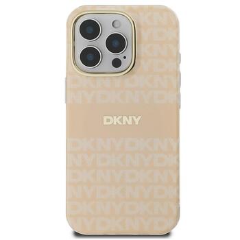 DKNY Repeat Texture Pattern With Stripe Защитный Чехол для Apple iPhone 16 Pro (DKHMP16LHRHSEP)