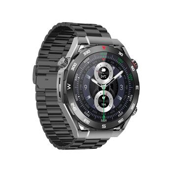 Smartwatch VELTORI VT100-1 Смарт-часы с чёрным силиконовым ремешком и чёрным ремешком из экокожи / чёрный (VT100-1)