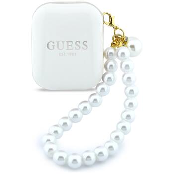 Guess Pearl Strap Earphones TWS Беспроводные наушники / белый (GUTWSLD2HSPEH)